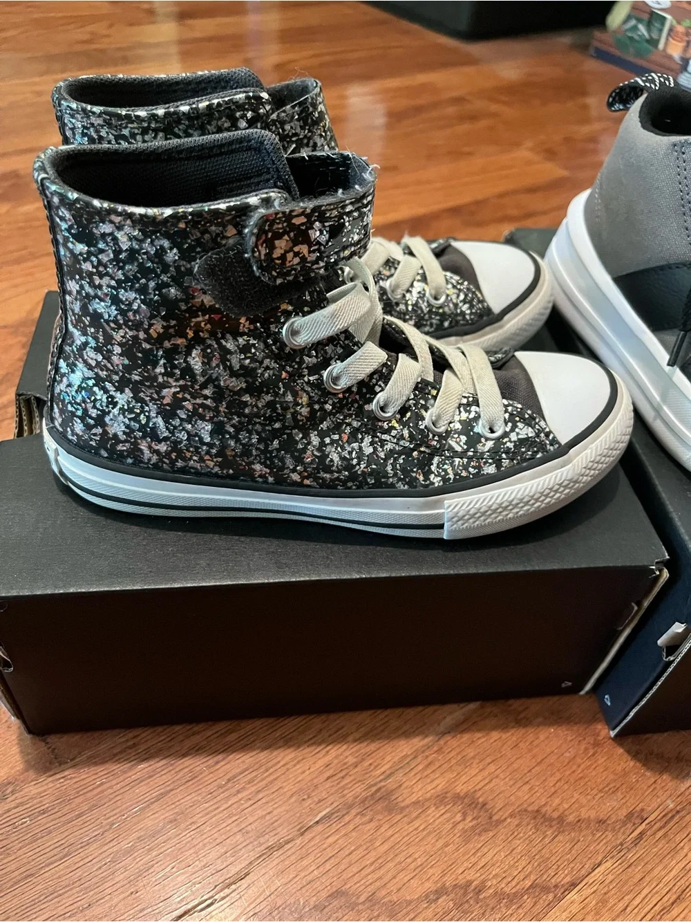 Lot Of 2 Converse Chuck Taylor High Top Shoes Size 13.